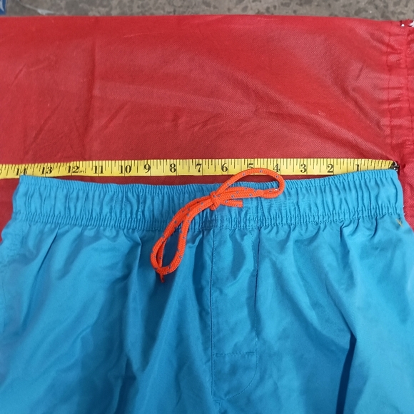 Old Navy Blue and Orange Swim Trunks - Picture 7 of 13